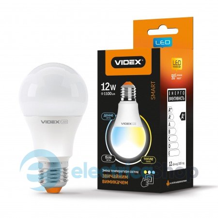 Светодиодная лампа VIDEX A60eC3 12W E27 220V