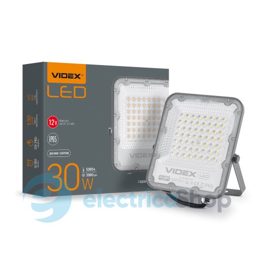 LED прожектор PREMIUM VIDEX F2 30W 5000K AC/DC12-48V (25960)