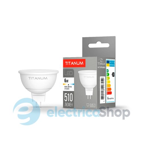 Светодиодная лампа TITANUM MR16 6W GU5.3 4100K