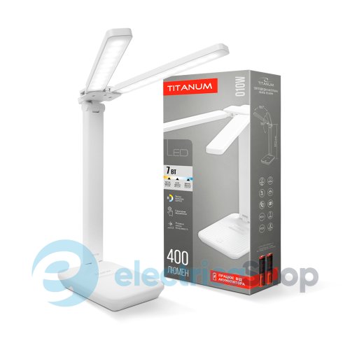 Настільна лампа TITANUM TLTF-010W 7W 2700-6000K LED з акумулятором