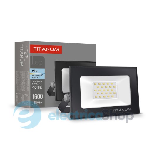 LED прожектор TITANUM TLF206 20W 6000K
