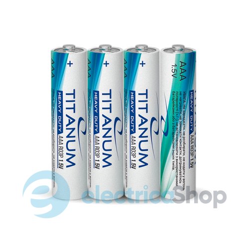 Батарейка солевая Titanum R03P/AAA 4шт SHRINK