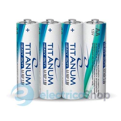 Батарейка солевая Titanum R6P/AA 4шт SHRINK