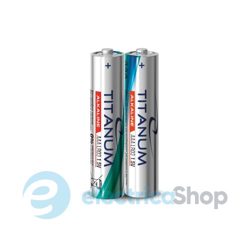 Батарейка щелочная Titanum LR03/AAA 2шт SHRINK