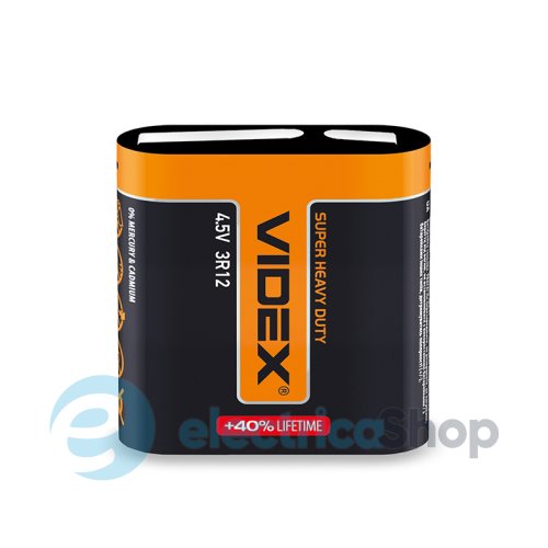 Батарейка солевая Videx 3R12 1pc SHRINK