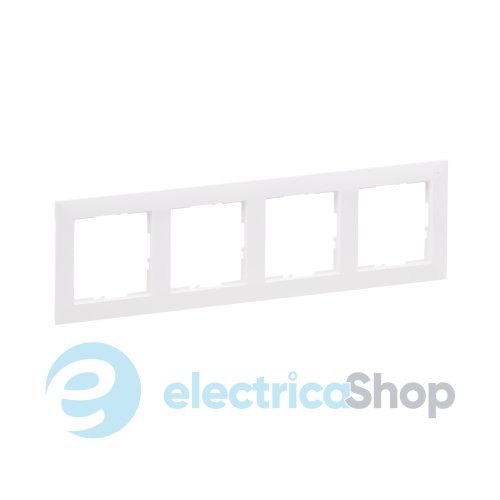 Рамка установочная 4-я Legrand Suno 721504 белая