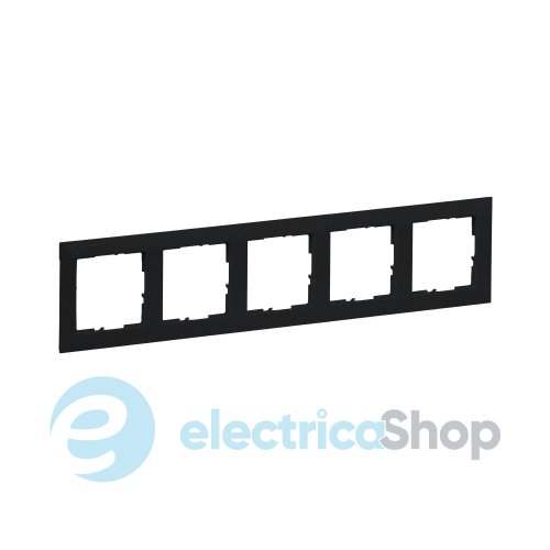 Рамка установочная 5-я Legrand Suno 721525 черный матовый