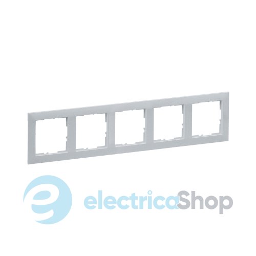 Рамка установочная 5-я Legrand Suno 721515 алюминий