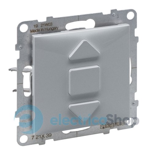 Выключатель жалюзи 3-позиционный 6A/250V для серии SUNO Legrand 721339 алюминий