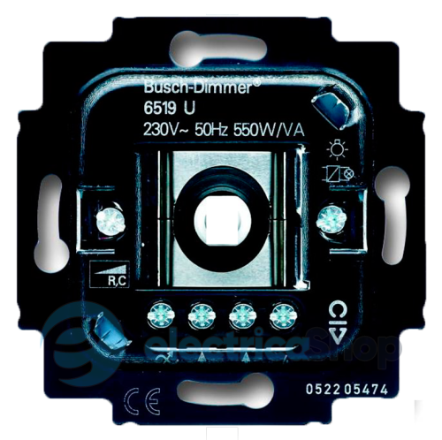 Механизм — «cветорегулятор поворотно-нажимной» 550 Ватт Abb