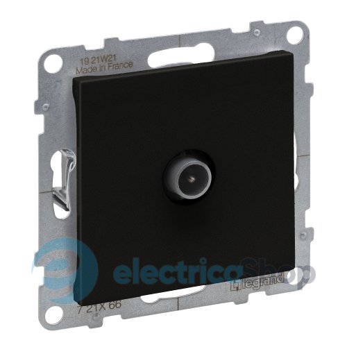 Розетка TV конечная 10dB для серии SUNO Legrand 721466 черный
