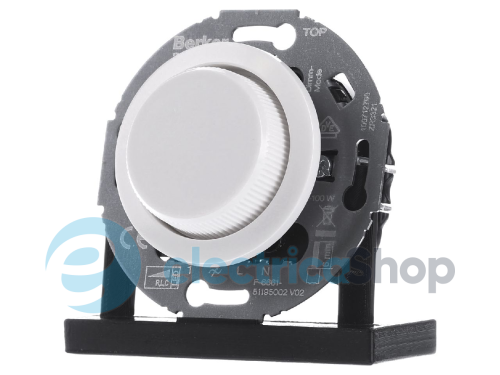 Диммер универс. Комфорт 20-420Вт, LED 3-100Вт, 230V, Berker 1930+Glas, полярная белизна
