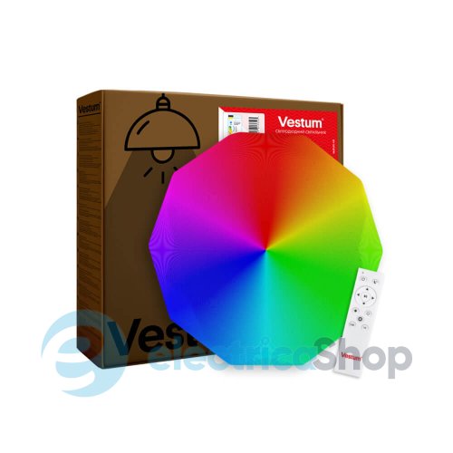 Стельовий світильник Vestum DIAMANT Зоряне небо 60W 3000-6500K з пультом ДК RGB VS-91073