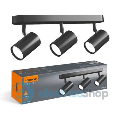 Світильник-спот VIDEX Spotlight 3xGU10 VL-SPF05B-WFB