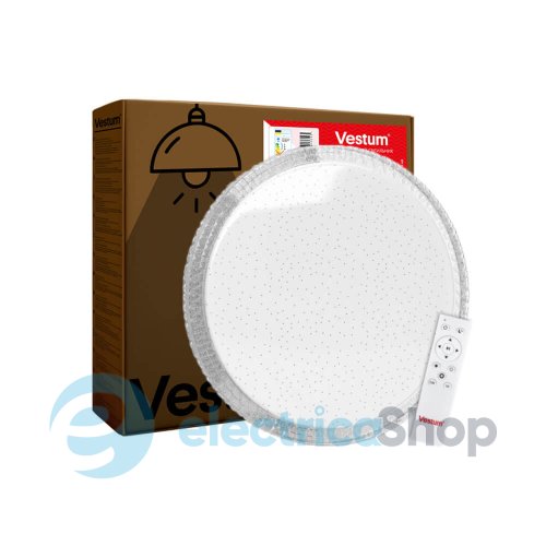 Потолочный светильник Vestum CRYSTAL Звездное небо 60W 3000-6500K с пультом ДУ VS-91032