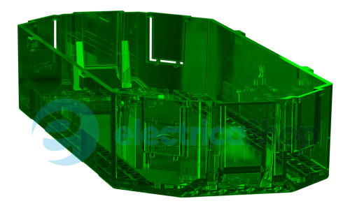 Кришка супортів, 3 модулі, Unica System+ SE INS52155
