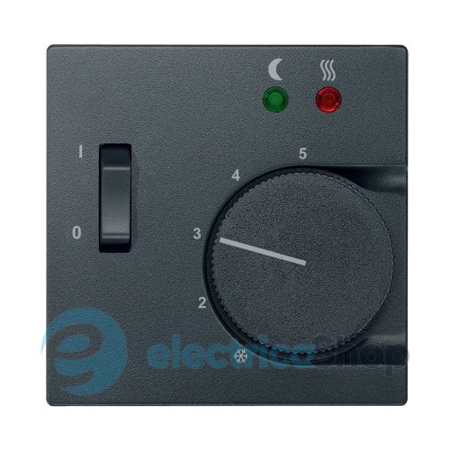 Панель регулятора теплої підлоги Merten SM 535814 антрацит