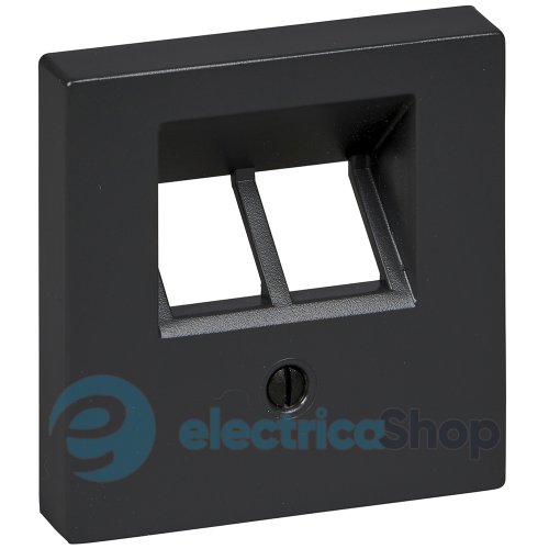 Панель розетки TF/PC 2-й Merten SM 298014 антрацит