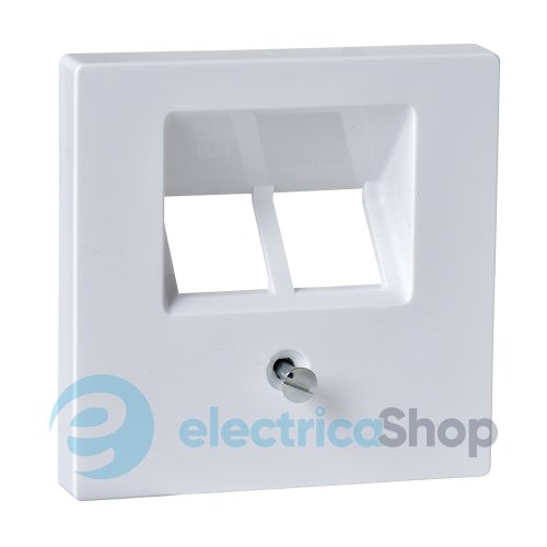 Панель розетки TF/PC 2-й Merten SM 296125 активный белый