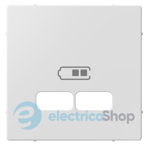 Накладка для механизма USB 2,1A Merten System M MEG4367-0325, активный белый