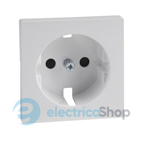 Накладка розетки с з/к и шторками Merten SM MEG2330-0325 активный белый