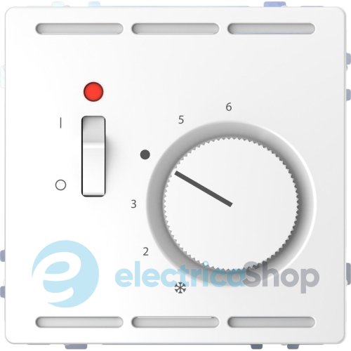 Терморегулятор з вимикач. D-Life MEG5760-6035 «Білий лотос»