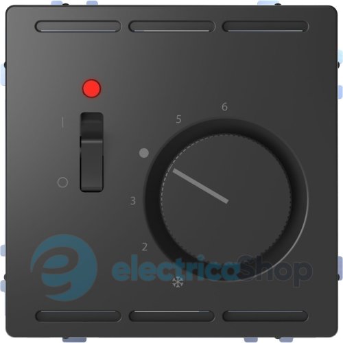 Терморегулятор с выкл. D-Life MEG5760-6034 «Антрацит»