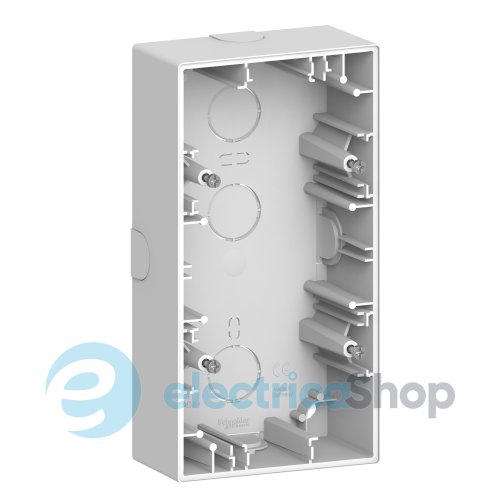 Коробка 2 пост MERTEN D-Life MEG4024-6535 Білий Лотос