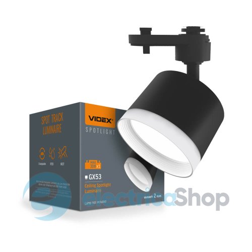 Трековий світильник VIDEX LED VL-SPF17C-BP