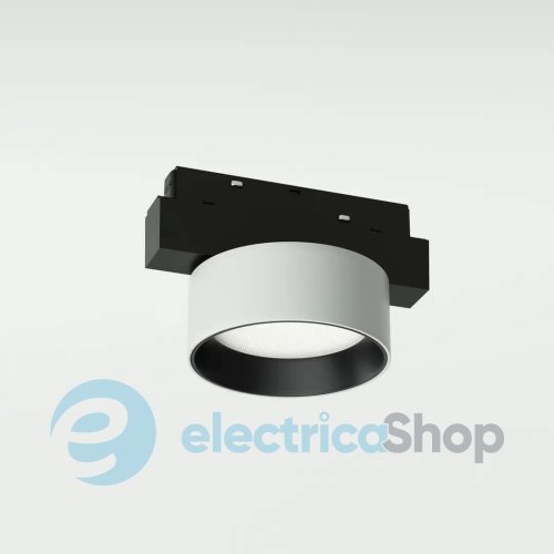 Магнитный трековый светильник Lumineka FIXED DISK 8W 600Lm 4000K MONO-FD-90-4K-WH