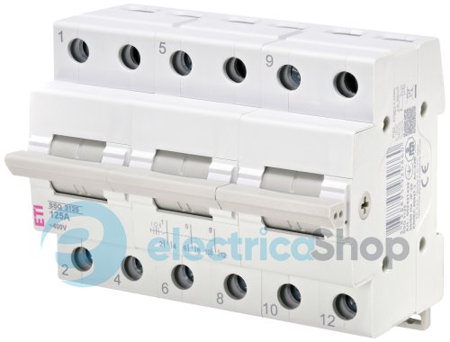 Переключатель нагрузки ETI SSQ 3125 "1-0-2", 3p 125A 2421439