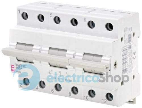 Переключатель нагрузки ETI SSQ 3100 "1-0-2", 3p 100A 2421438