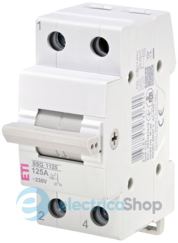Переключатель нагрузки ETI SSQ 1125 "1-0-2", 1p 125A 2421419