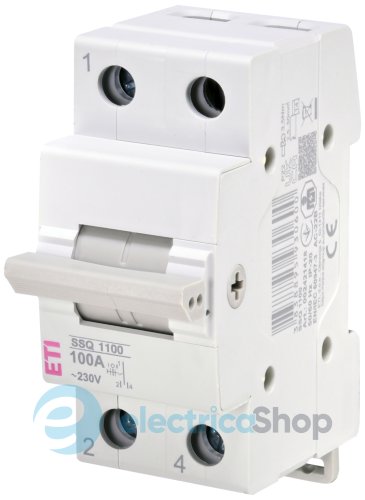 Переключатель нагрузки ETI SSQ 1100 "1-0-2", 1p 100A 2421418