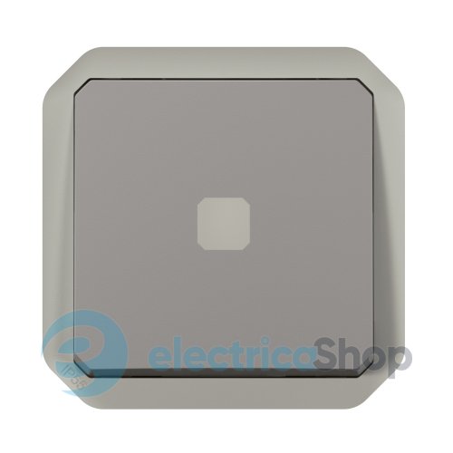 Вимикач з підсв. 1-кл. 10А/250В з затримкою часу мех-м. Legrand Plexo New 069504L колір сірий