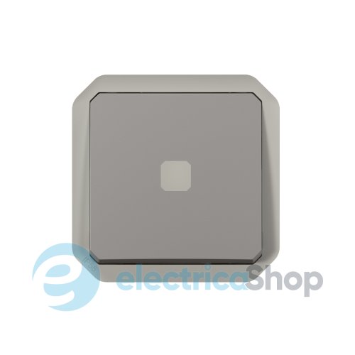 Переключатель 6А/250В с индикатором без нейтрали мех-м. Legrand Plexo New 069515L серый цвет