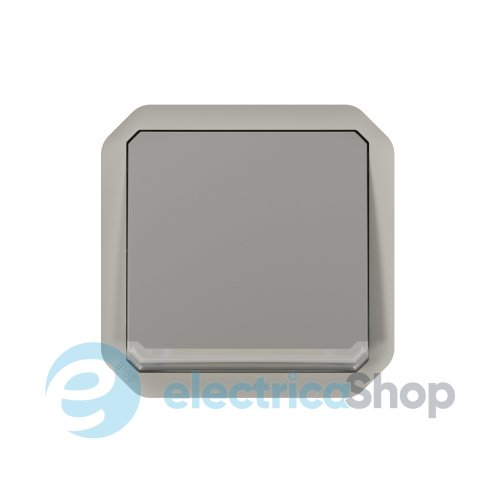 Кнопка 1-кл. 10А/250В з НВ конт. та індикацією мех-м. Legrand Plexo New 069533L колір сірий