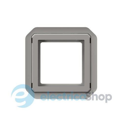 Адатпер для мех-в. Mosaic без крышки мех-в. Legrand Plexo New 069582L серый цвет