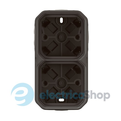 Коробка накл. 2-пост. гориз./верт. Legrand Plexo New 069602L цвет антрацит