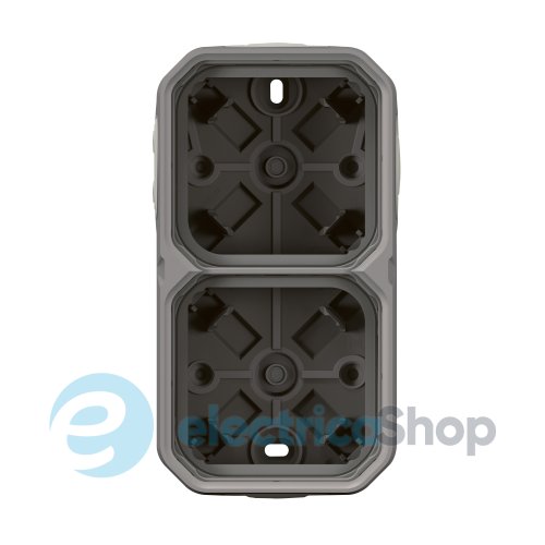 Коробка накл. 2-пост. гориз./верт. Legrand Plexo New 069672L цвет серый