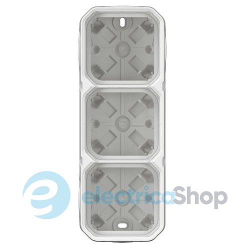 Коробка накл. 3-пост. гориз./верт. Legrand Plexo New 069688L цвет белый