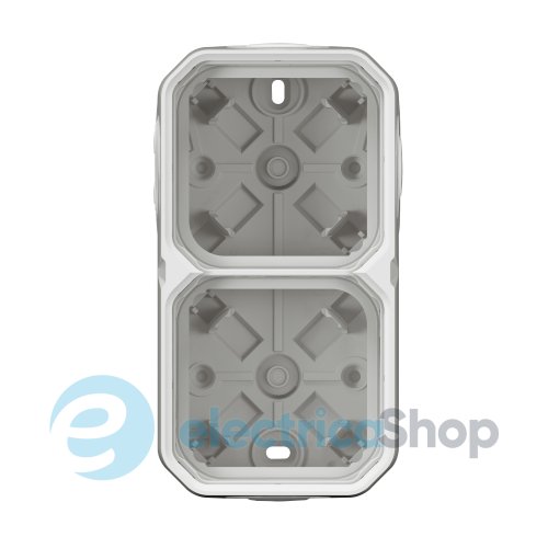 Коробка накл. 2-пост. гориз./верт. Legrand Plexo New 069690L цвет белый