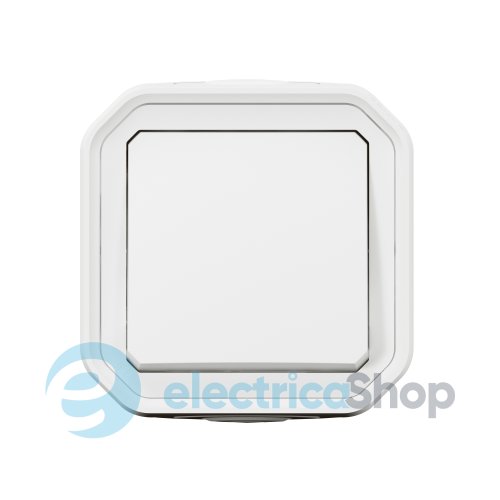 Переключатель 1-кл. 10А/250В накл. Legrand Plexo New 069751L цвет белый