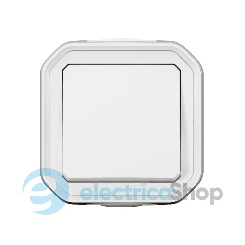 Кнопка 1-кл. 10А/250В с НВ конт. накл. Legrand Plexo New 069760L цвет белый