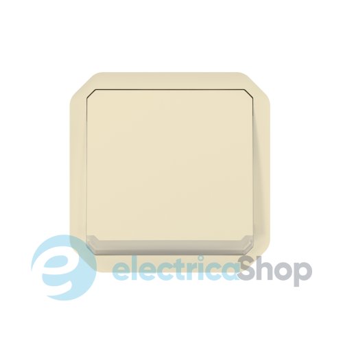 Кнопка с подсв. 1-кл. 10А/250В с перем. мех-м. Legrand Plexo New 069826L цвет бежевый