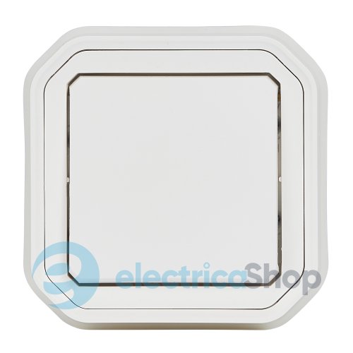 Переключатель 1-кл. 10А/250В с монт. лап. встр. Legrand Plexo New 069852L цвет белый