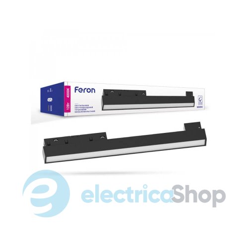 Магнитный трековый светильник Feron MGN302 12W 4000K 41938