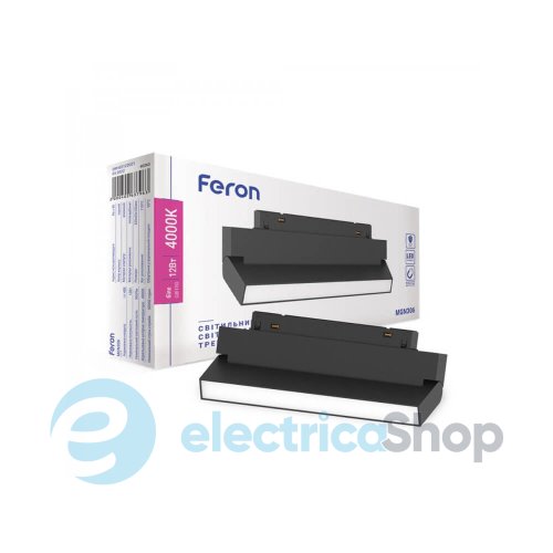 Магнитный трековый светильник Feron MGN306 12W 4000K 40263