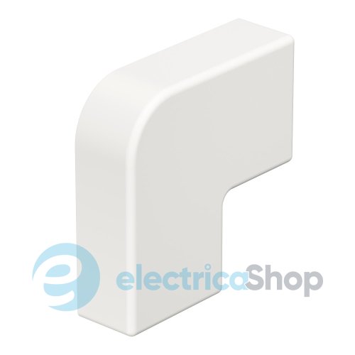 Крышка плоского угла для кабель-канала 20x10 мм. ПВХ белый 6154212 OBO Bettermann