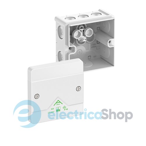Коробка распределительная 87х87х52 Abox 025-L/w IP66 белый Spelsberg sp80210001